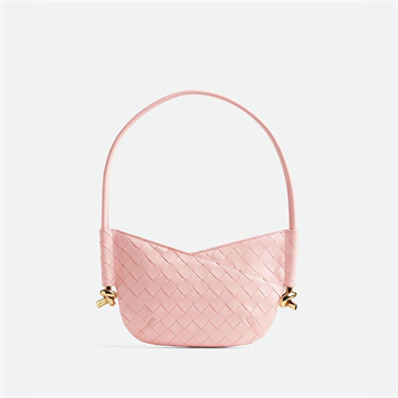 bottega veneta mini solstice intreccio leather shoulder bag #796378